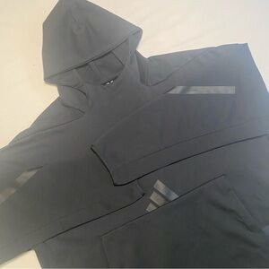 Adidas Z.N.E Hoodie Men XL RELAXED FIT Mesh Lined Gym Sport Essential Sweatshirt